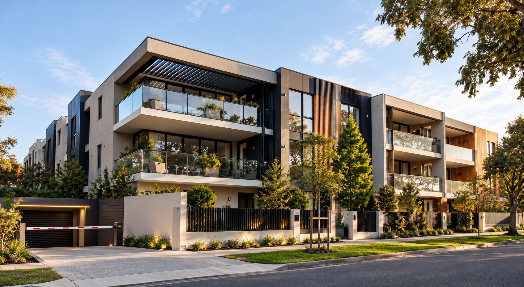 Low-rise apartment development